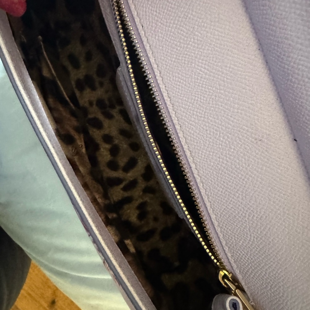 Floral Print Handbag - Pink and Blue - Picture 9 of 9